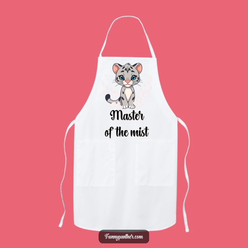 Funny Panther Mist Apron - Cook with Mysterious Confidence and Style