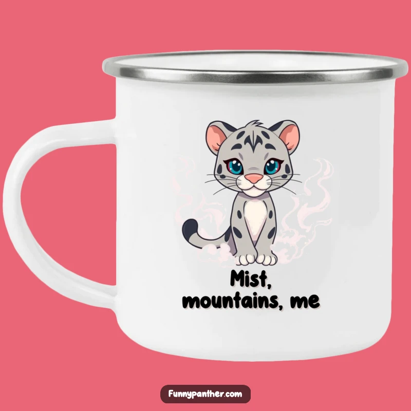 Funny Panther Mist Camping Mug - Adventure Carried with Mysterious Cool