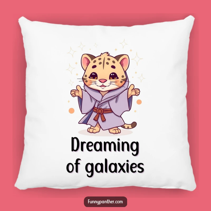 Funny Mystic Panther Pillow: Cozy Comfort for Magical Feline Fans