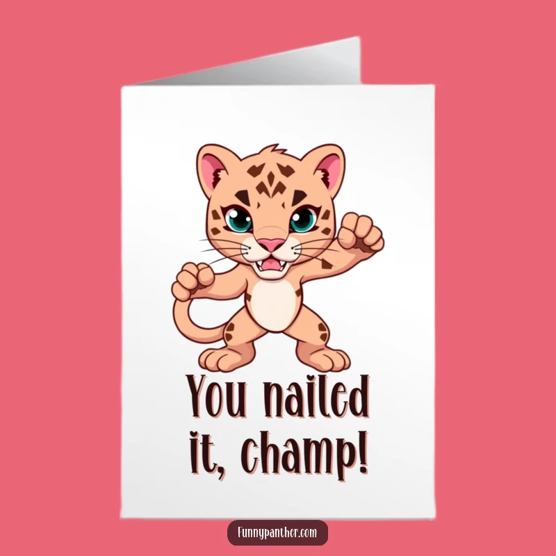 Free Printable Congrats Card: Alert Panther Delivers Powerful, Funny Congratulations
